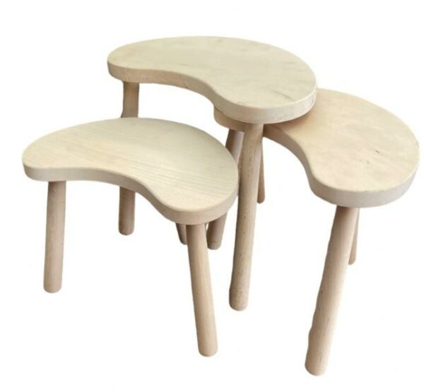 Tables vacher en hêtre massif