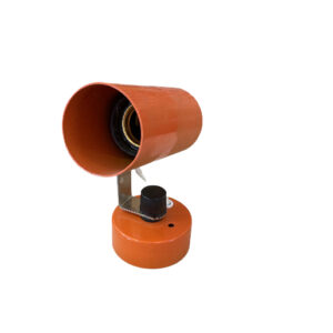Petit spot orange « vintage » neuf d’un stock ancien / Small "vintage" orange spotlight new from old stock/ Kleine "vintage" oranje spot nieuw uit oude voorraad