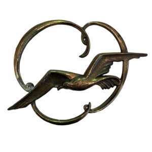 Décor fantaisie en Zamak bronzé