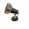 Applique vintage doré et brun d'un ancien stock jamais utilisée /  Vintage golden and brown wall lamp from an old stock never used /  Vintage goudbruine wandlamp uit een oude voorraad nooit gebruikt
