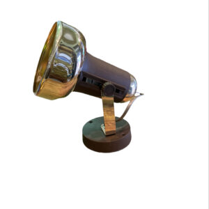 Applique vintage doré et brun d'un ancien stock jamais utilisée /  Vintage golden and brown wall lamp from an old stock never used /  Vintage goudbruine wandlamp uit een oude voorraad nooit gebruikt