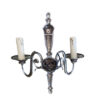 Applique avec deux bougies en zamak /  Wandlamp met twee kaarsen in zamak / Wall lamp with two candles in zamak – Image 2