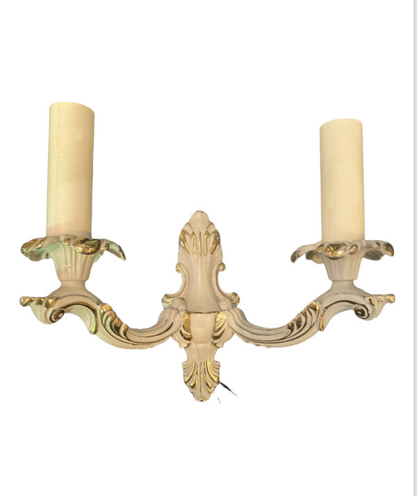 Applique en laiton massif de la marque " Brumberg" ancienne et jamais utilisé / Wall lamp in solid brass of the brand "Brumberg" old and never used/Wandlamp in massief messing van het merk "Brumberg" oud en nooit gebruikt.