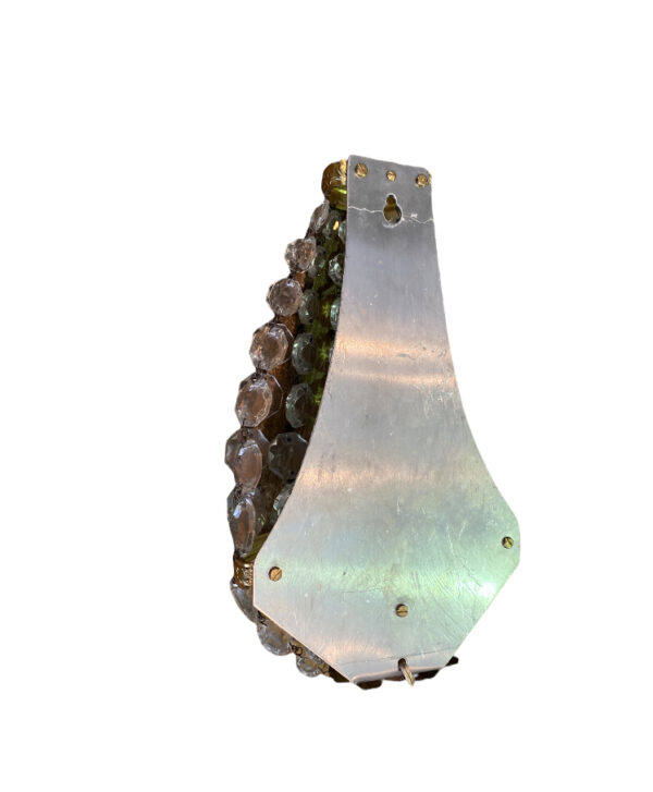 Applique à breloques en verre / Glazen charme schans / Glass charm sconce – Image 2